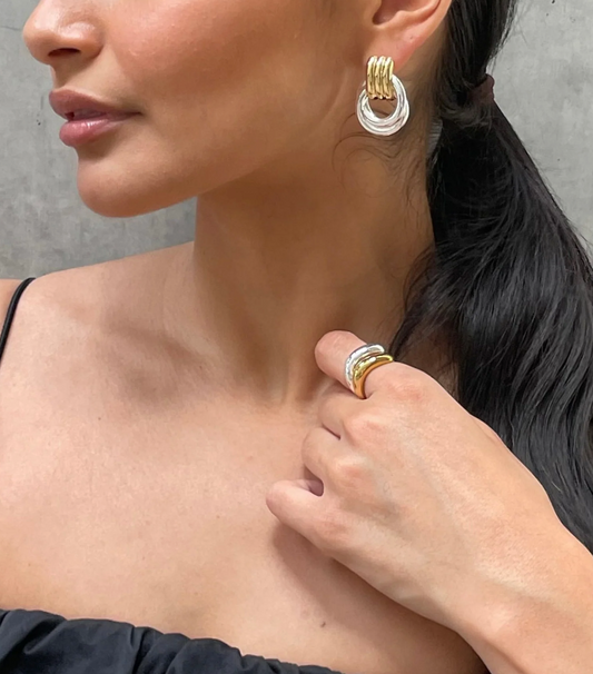 Étreinte Bold Ring - Gold